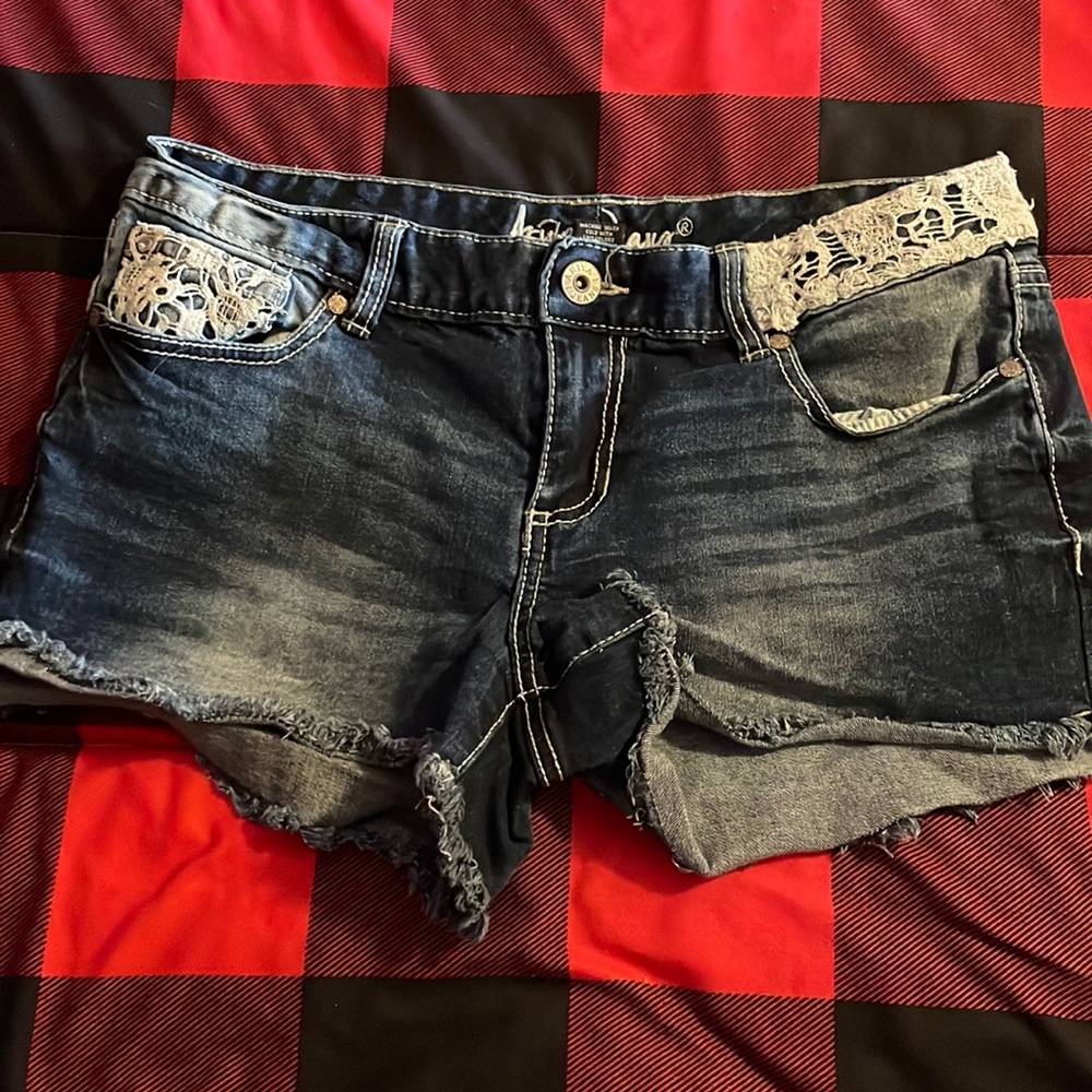 Denim shorts